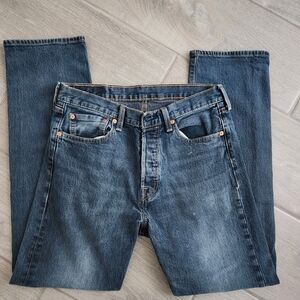 Men's 501 Levi Jeans with Faded Finish